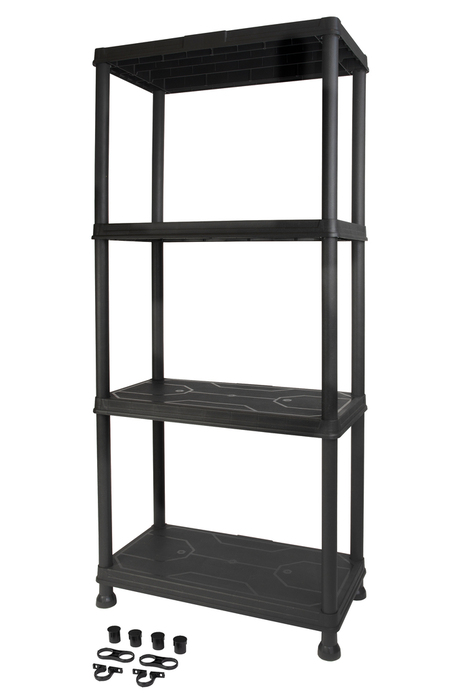 Lagerhylla Plast 134 x 60 cm - 25 kg/hyllplan Gardeco